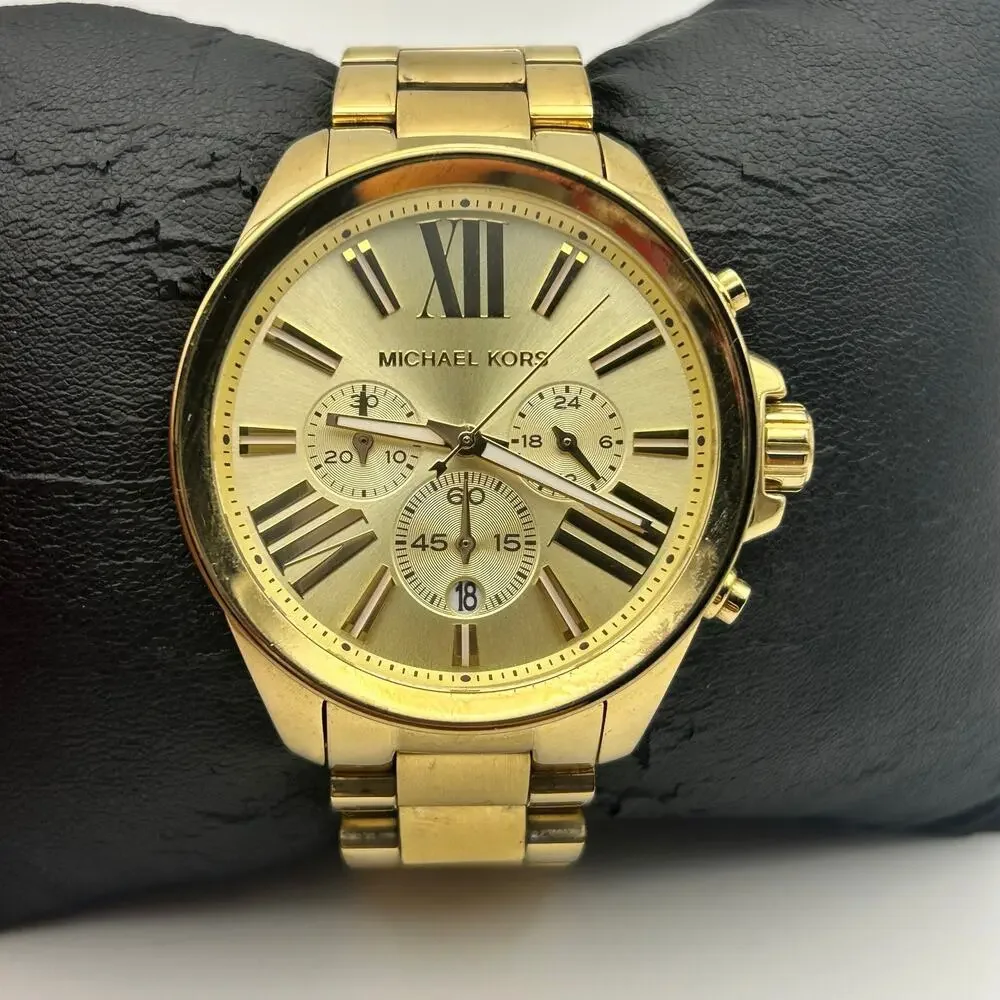 Michael Kors MK5711 Chronograph Gold-tone Stainless Steel Bracelet Watch
